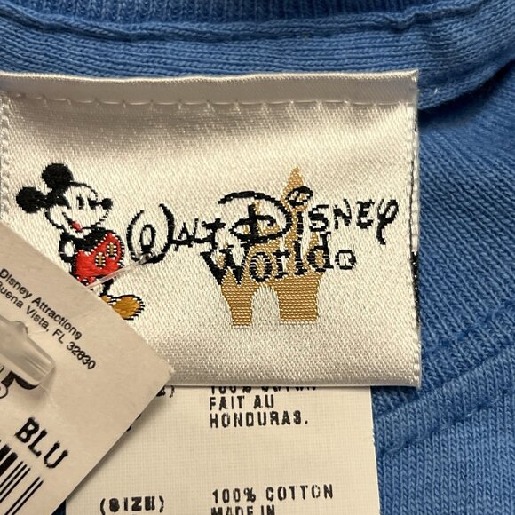 Walt Disney World Vintage Y2K Peace Love Pooh Bear Purple Shirt Adult Small New - Picture 3 of 10